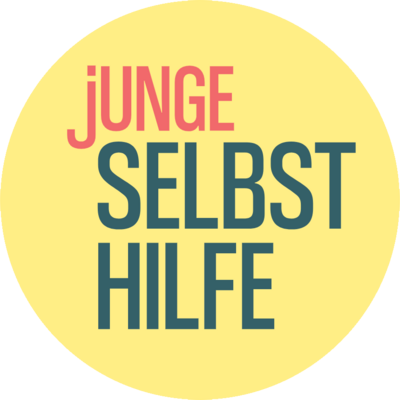 Kreisförmiges Logo der Jungen Selbsthilfe des BApK