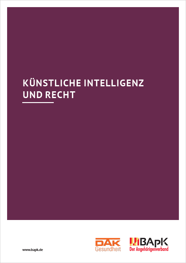 Textgrafik: Künstliche Intelligenz und Recht