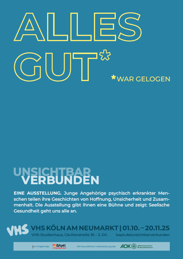 Plakat für die Wanderausstllung, Station in Köln Plakat für die Wanderausstllung, Station in Köln